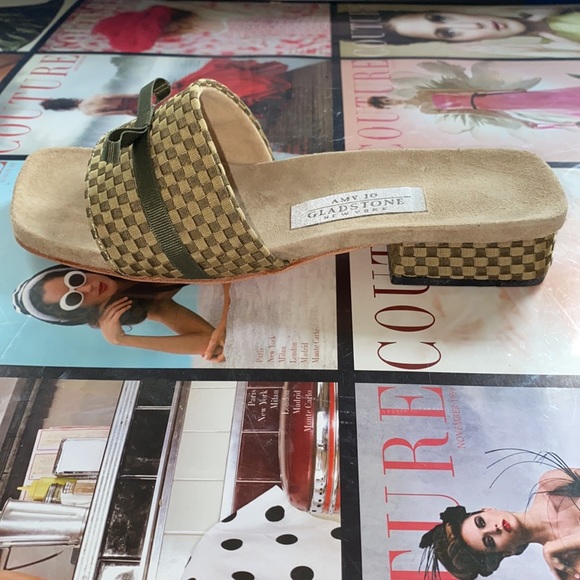 Amy Gladstone open toe slip on sandal size 7 - Picture 3 of 7